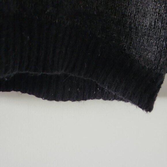 MOUSSY | Crewneck Sweater Ombre Gray Sz L - Picture 4 of 5